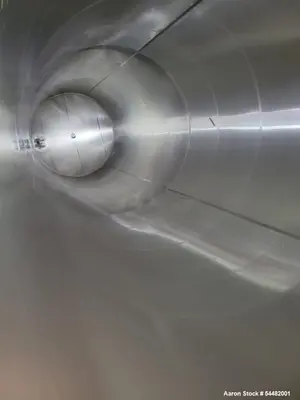 Used DCI 50,000 Gallon Stainless Steel Silo | Vertical Dairy & Water Storage Tank