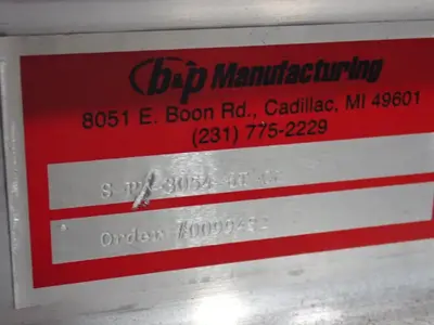 Used B & P MANUFACTURING SPD30546T Chemical & Process Equipment Ohio US | HGR 24 #1279017