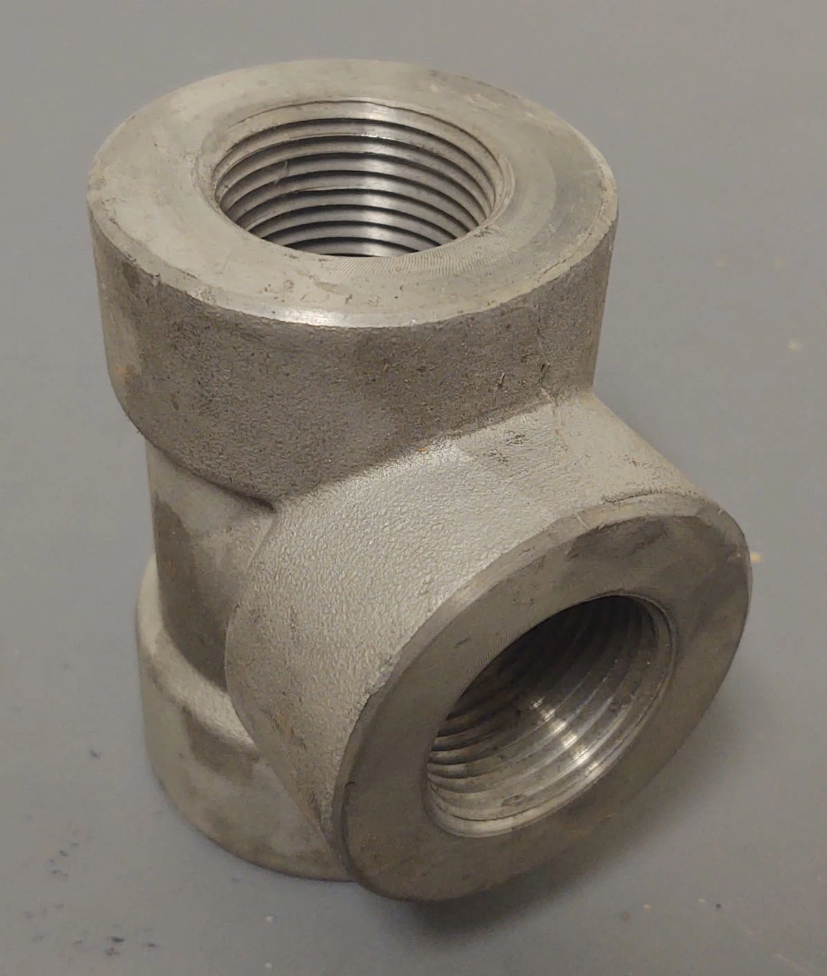 🔥1" NPT 316L Stainless-Steel High-Pressure Pipe Tee Fitting