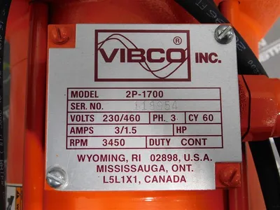 USED VIBCO 2P-1700