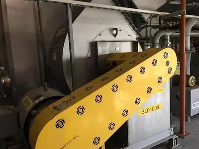 Spray dryer 7,000 lbs. Per hour evap. V-bottom dryer three nozzles #3653507