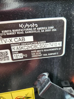 New | in-Stock KUBOTA RTV-X Utility Vehicles | Abele Tractor #1343010
