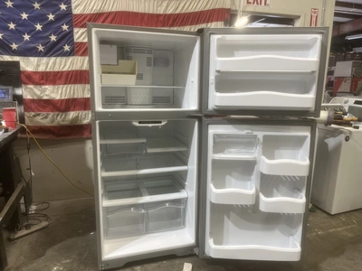 USED GE FREEZER ON TOP