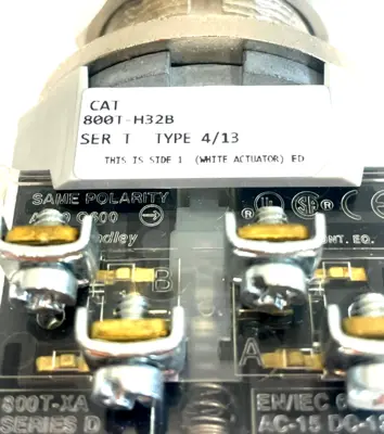 NEW ALLEN BRADLEY 800T-H32B SELECTOR SWITCH SER. T 800TH32B