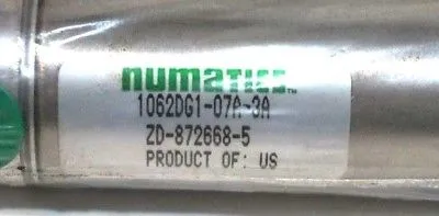 2 NEW NUMATICS 1062DG1-07A-3A CYLINDER 1062DG107A3A