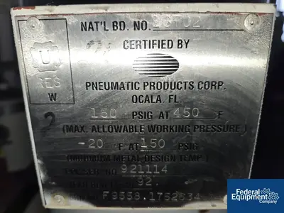 USED Pneumatic MODEL 150 PNEUMATIC PRODUCTS AIR DRYER