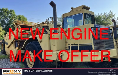 Used 1984 CATERPILLAR 615 Scrapers New Jersey US | Proxy Equipment #1377865