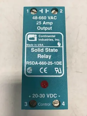 USED CONTINENTAL INDUSTRIES RSDA-660-25-1DE