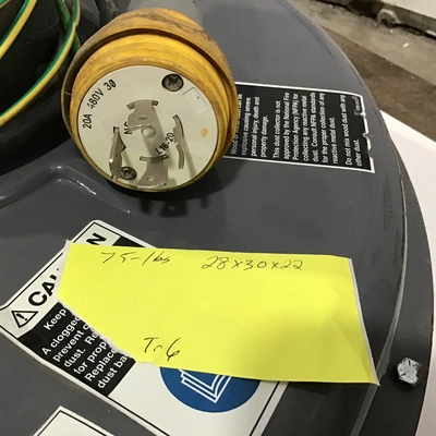 Cincinnati 100S/X3 OEM & Industrial Air Handling Fan 2850/3450 RPM 1.4/2.8 Amps