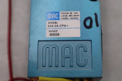 MAC Valves 82A-0A-CPA Solenoid Valve Manifold TOP MTD Aux. 2NO STOCK H821A