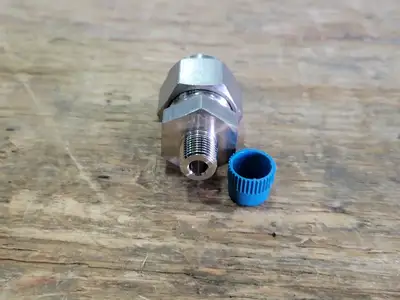 1/8," x 3/8", Reducing-Adapter, 1/8" MPT - 3/8" FPT