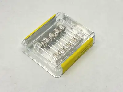 USED EATON BUSSMANN MINI GLASS FUSE 4A 10KA 125VAC LOT OF 5