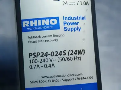 Used RHINO PSP24024S Power Supplies | HGR 24 #738805