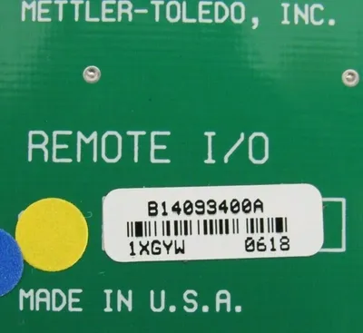NEW METTLER TOLEDO B14093400A REMOTE I/O BOARD