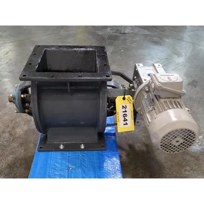 New 10" x 10" MiTeck Systems Carbon Steel Heavy Duty Rotary Airlock Valve