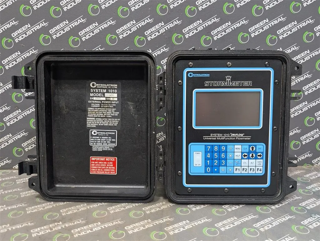 Controlotron System 1010 UniFlow Universal Multifunction Flowmeter 1010WDP1 Used