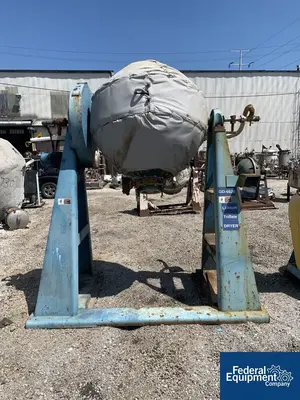 USED Paul O. Abbe 20 Cu Ft Paul Abbe Rotacone Vacuum Dryer, S/S