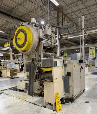 1990 MINSTER 150 TON SSDC PRESS Straight Side, Double Crank (Single Action) Presses | Timco, Inc. (1)