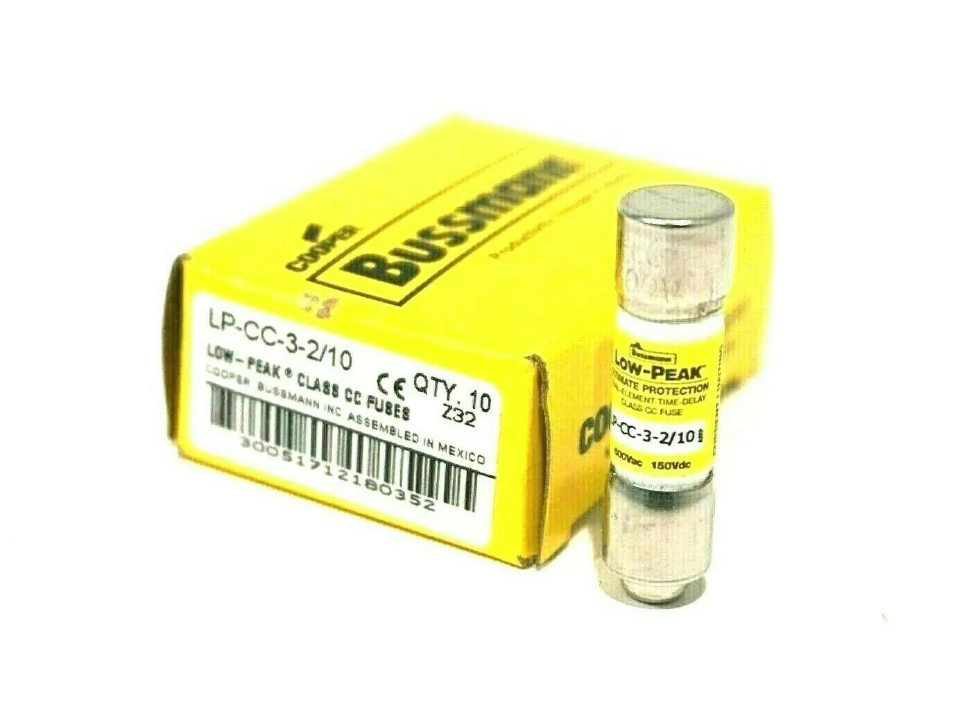 10 NEW BUSSMANN LP-CC-3-2/10 FUSES LPCC3210