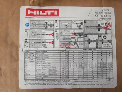 NEW HILTI KB-TZ2