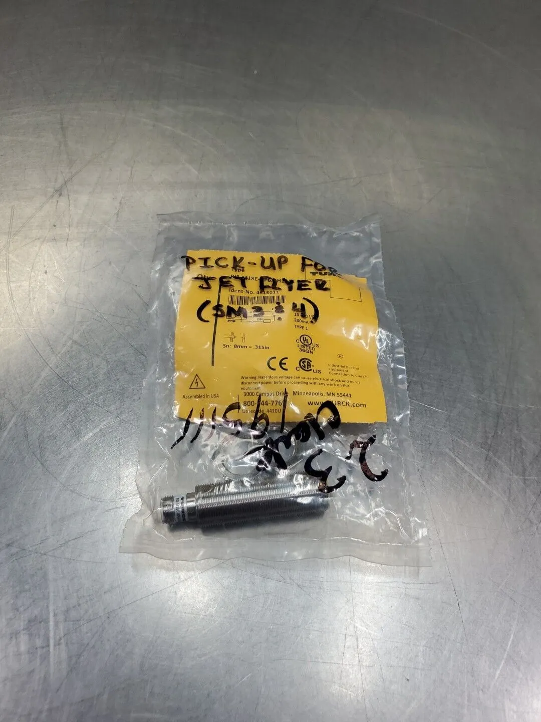 TURCK BI8-M18E-AP6X-H1141 Proximity Sensor, (Ident-No:4615011) 5D-15
