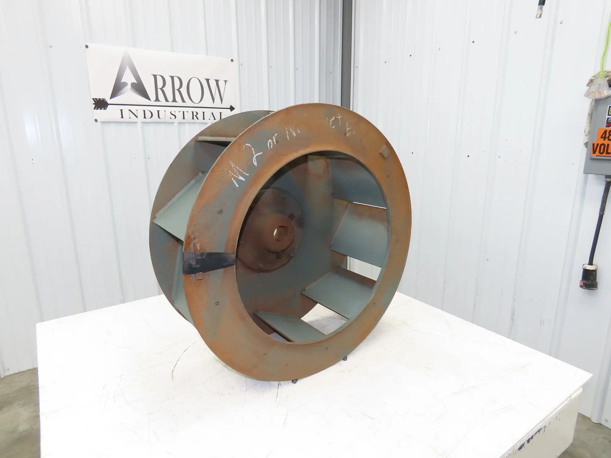 New York Backward Inclined Blower Wheel Centrifugal Impeller 27" Dia. x 10"