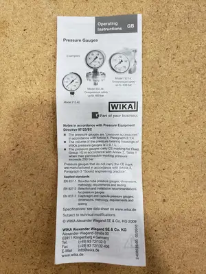 USED 2012 WIKA 732.14.4