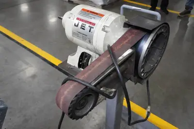 Jet JBG-8A 8" Bench Grinder on Stand with Belt Attachment