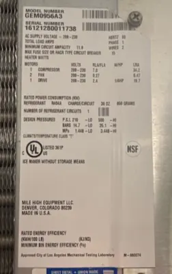 72-0486 Ice-O-Matic Pearl 1,053 Lb. Ice Maker with Bin