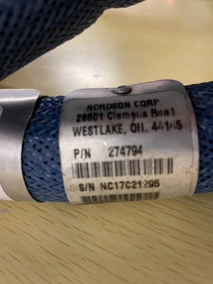 NEW Nordson /CAT NO.:  274794 W/ 1095809