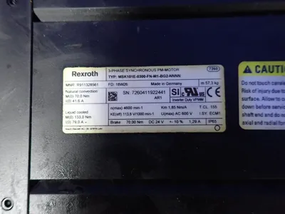 USED REXROTH MSK101E0300FNM1BG2NNNN