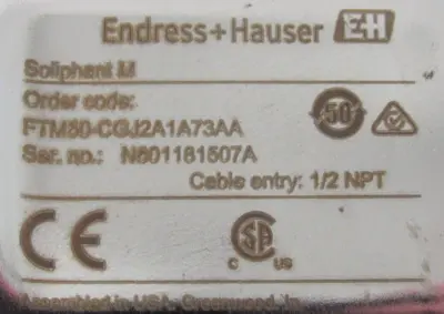 NEW ENDRESS & HAUSER FTM50-CGJ2A1A73AA LEVEL SWITCH FTM50CGJ2A1A73AA