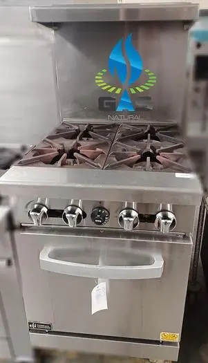 4 burner range with oven