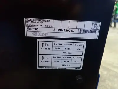 USED MILLER MILLERMATIC 350P