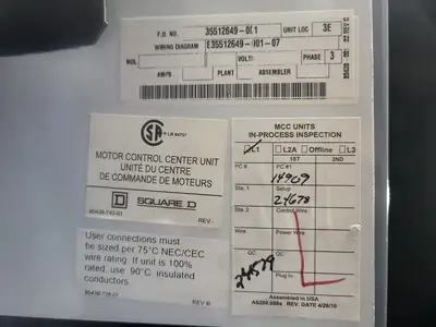 MCC Unit 100/200 Amp Disconnect Switch