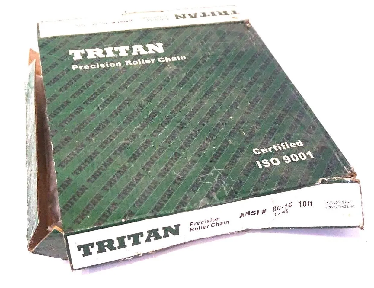 NEW TRITAN 80-1C ROLLER CHAIN 10FT. 80-1C
