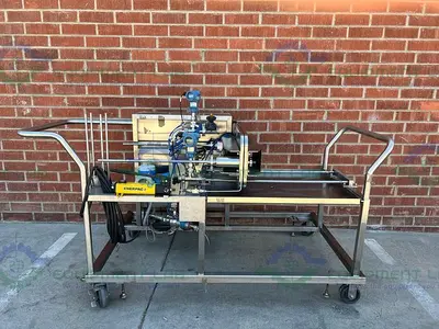 USED MILLIPORE MPODPILOT CP2EA8874 FILTER PRESS SKID W/ E & H PROMASS P FLOWMETER