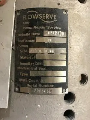 Afton ILVS 2x3x8 SS Inline Pump (Rebuilt)