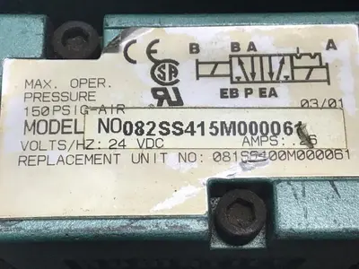 USED NUMATICS 081SA400M000061