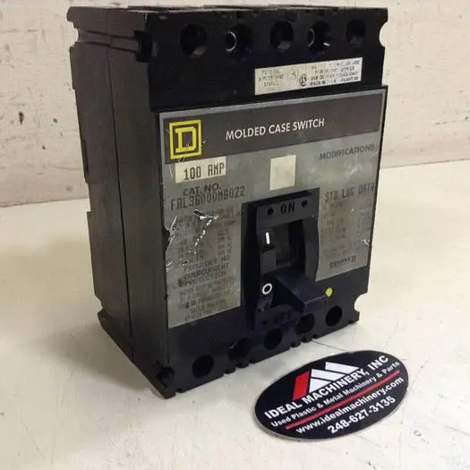 Used SQUARE D FAL36000M8022 Circuit Breakers Michigan US | Ideal Machinery #572005