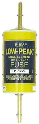 Eaton Cooper Bussmann LPJ-175SP Class J Low-Peak Fuse, 175A, Dual Element, 600V [New]