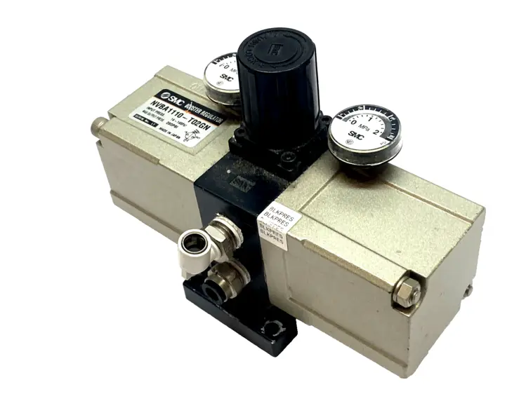 Used SMC Booster Regulator 2x Pressure 1/4" NPT Air Pressure Regulators Michigan US | Maverick Industrial Sales #1394932
