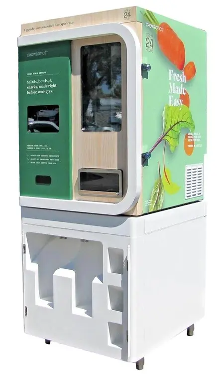 Used CHOWBOTICS SALLY01 Vending Machines California US | Bay Line Tool #928015