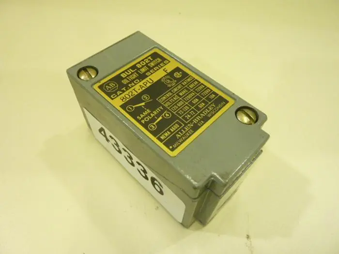 Used ALLEN BRADLEY 802T-APU SER F Relays & Switches Michigan US | Ideal Machinery #595658