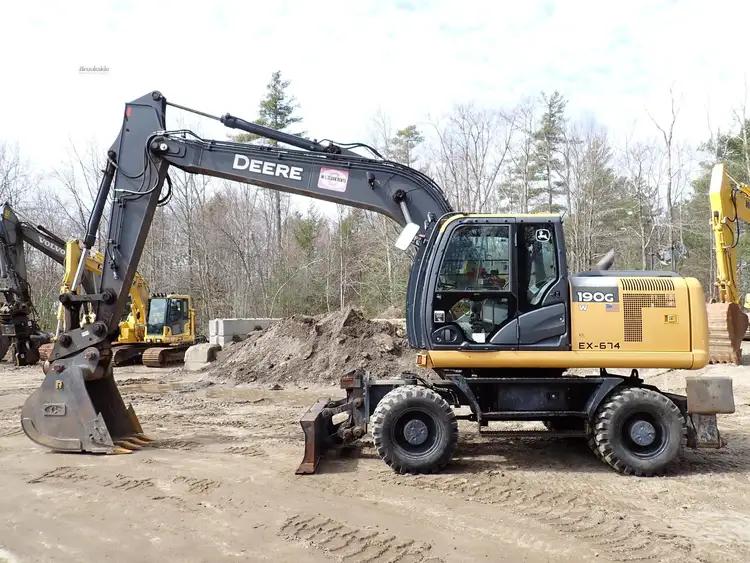Used 2015 DEERE 190G W Wheel Excavators Massachusetts US | Brookside Equipment Sales #1422125