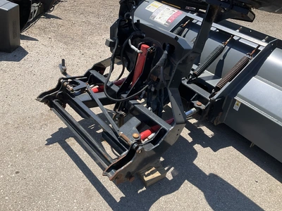 SnowEx Power Plow 8100 Snowplow, 8’ wide to 10’ wide, metal cutting edge, hydraulic angle, no wiring...