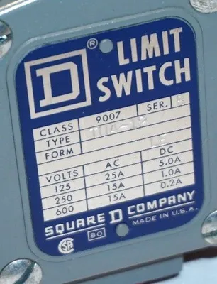 NEW SQUARE D 9007-TUA-12 HEAVY DUTY LIMIT SWITCH 9007TUA12