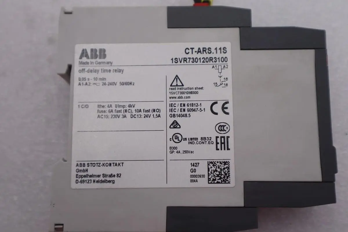NEW ASEA BROWN BOVERI ABB CT-ARS.11S / CTARS11S STOCK K-1627