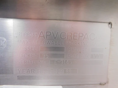Used APV NA Paddle Mixers Ohio US | Equipment Recovery Corp. #1331208