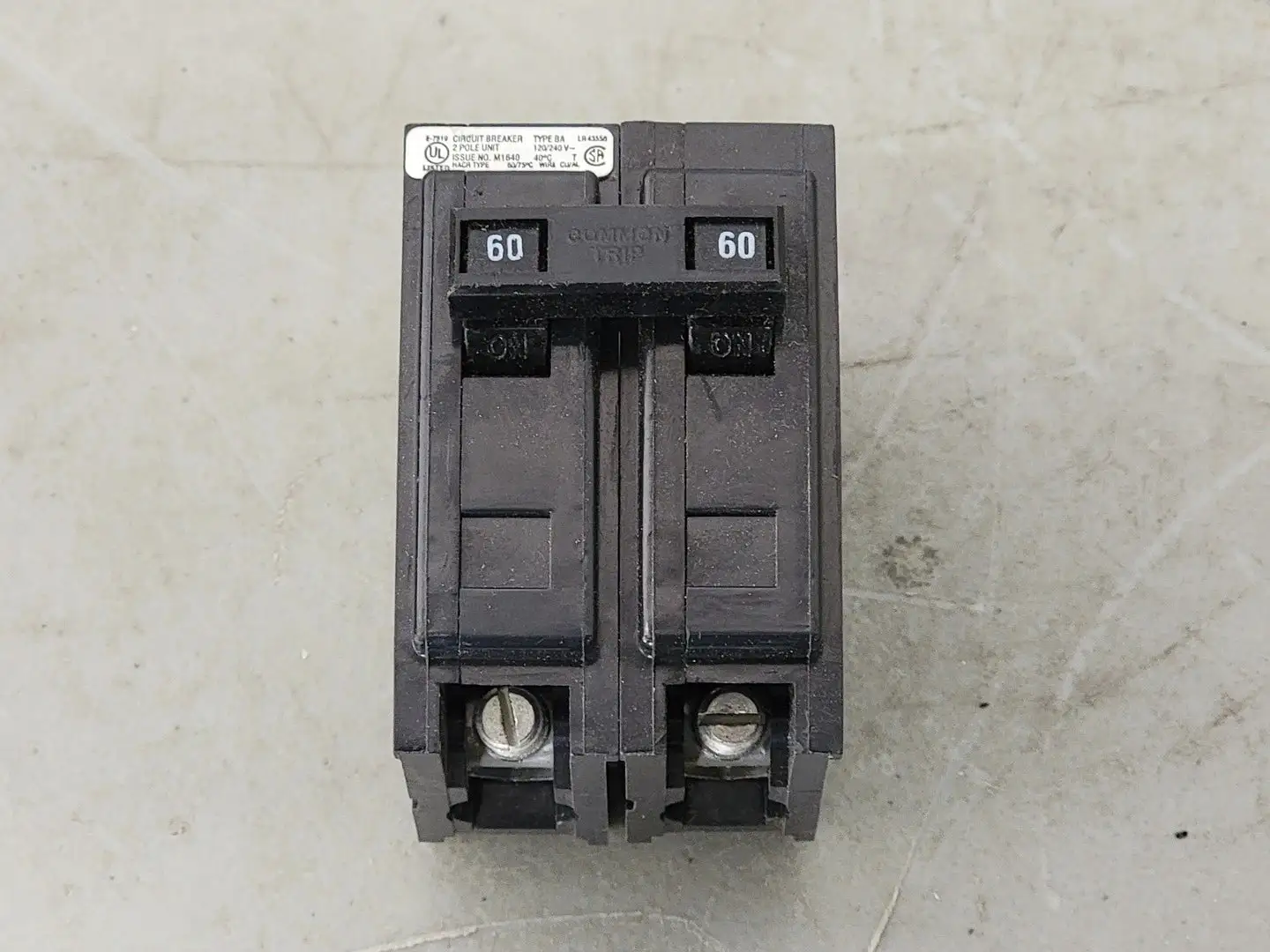 USED CUTLER-HAMMER BA260